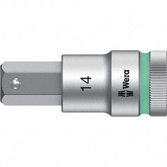 Wera - 1/2" Drive, 14mm Hex Bit Socket - 2-23/64" OAL - Apex Tool & Supply
