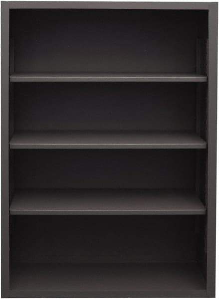Durham - 3 Shelves, 3,600 Lb Capacity, Closed Shelving System - 48" Wide x 24" Deep x 60" High, Gray - Apex Tool & Supply