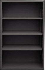 Durham - 3 Shelves, 5,700 Lb Capacity, Closed Shelving System - 36" Wide x 24" Deep x 60" High, Gray - Apex Tool & Supply