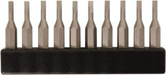 Wiha - 0.8mm Blade, 5/32" Drive Slotted Screwdriver Bit - 1-7/64" OAL - Apex Tool & Supply
