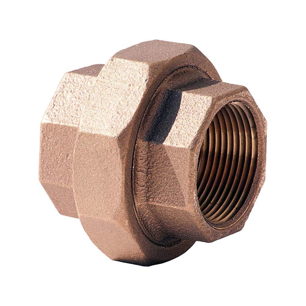 Merit Brass - Brass & Chrome Pipe Fittings Type: Union Fitting Size: 1-1/4 - Apex Tool & Supply