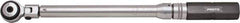 Proto - 3/8" Drive Click Type Torque Wrench - 10 Ft/Lb to 100 Ft/Lb Torque, 16-9/16" OAL, 1 Ft/Lb Graduation, Pear Head - Apex Tool & Supply