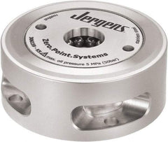 Jergens - ZPS Hydraulic CNC Quick Change Clamping Module - 1 Module Center, M15 Top Mount, 13 kN Retention Force, 50 bar (725 Lb/Sq In) Unlocking Pressure, 0.005mm Repeatability - Apex Tool & Supply