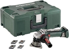 Metabo - 45° Bevel Angle, 5/32" Bevel Capacity, 7,000 RPM, Cordless Beveler - 5.5 Amps, 1/8" Min Workpiece Thickness - Apex Tool & Supply