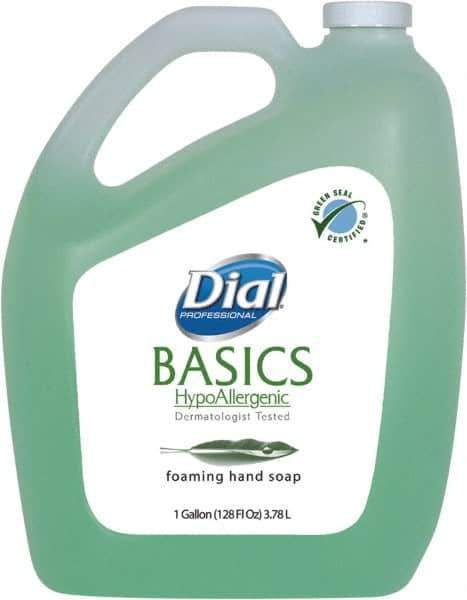 Dial - 1 Gal Bottle Foam Soap - Light Green, Honeysuckle Scent - Apex Tool & Supply