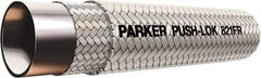 Parker - 1/4" ID x 1/2" OD CTL Push-on Air Hose - 350 Working psi, -40 to 212°F, White - Apex Tool & Supply