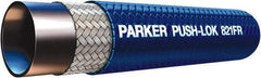 Parker - 1/4" ID x 1/2" OD CTL Push-on Air Hose - 350 Working psi, -40 to 212°F, Blue - Apex Tool & Supply