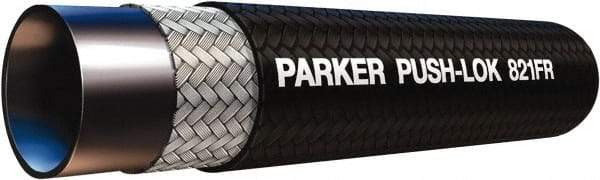 Parker - 3/8" ID x 0.63" OD CTL Push-on Air Hose - 300 Working psi, -40 to 212°F, Black - Apex Tool & Supply