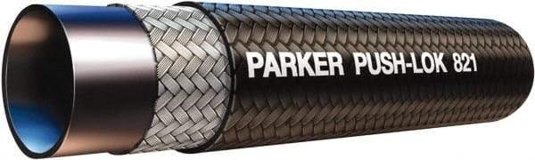 Parker - 1/2" ID CTL Push-on Air Hose - 300 Working psi, -40 to 212°F, Black - Apex Tool & Supply