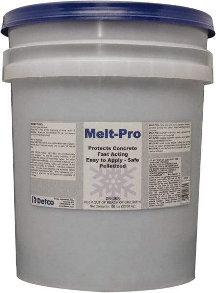 Detco - 50 Lb Pail Sodium Chloride Granules - Effective to -6°F - Apex Tool & Supply