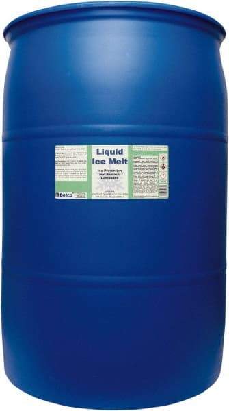 Detco - 55 Gal Drum Urea/Glycol Blend Liquid - Effective to 0°F - Apex Tool & Supply