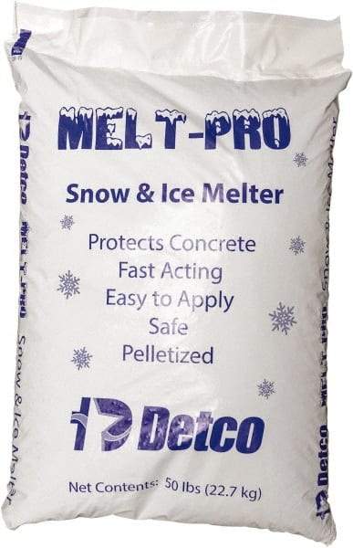 Detco - 50 Lb Pail Sodium Chloride Granules - Effective to -6°F - Apex Tool & Supply