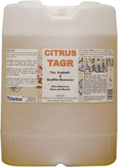 Detco - 5 Gal Drum Graffiti/Vandal Mark Remover - VOC Content g/L 533, Removes Graffiti - Apex Tool & Supply