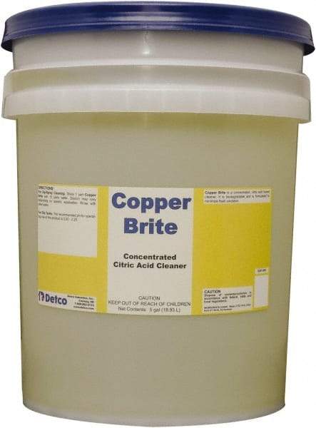 Detco - Liquid Metal Cleaner - Unscented, Pail Container - Apex Tool & Supply
