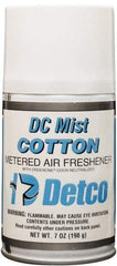 Detco - 7 oz Air Freshener Dispenser Refill - Cotton, Compatible with EQD004 - Apex Tool & Supply
