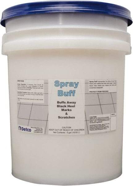 Detco - 5 Gal Pail Spray Buff - Use on Hard Floors - Apex Tool & Supply