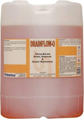 Detco - 5 Gal Liquid Drain Cleaner - Citrus Scent, Drum - Apex Tool & Supply