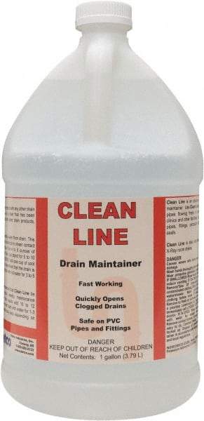 Detco - 1 Gal Liquid Drain Opener - Unscented, Bottle - Apex Tool & Supply