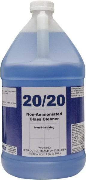 Detco - 1 Gal Bottle Mint Glass Cleaner - Use on Glass - Apex Tool & Supply