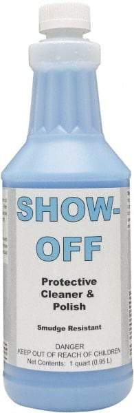 Detco - 32 oz Bottle Unscented Glass Cleaner - Use on Glass, Plastic Surfaces - Apex Tool & Supply