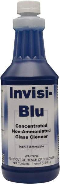 Detco - 32 oz Bottle Unscented Glass Cleaner - Concentrated, Use on Glass - Apex Tool & Supply