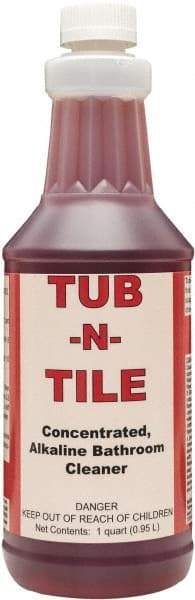 Detco - 32 oz Bottle Liquid Bathroom Cleaner - Unscented Scent, Nonacidic, Bath Fixtures - Apex Tool & Supply