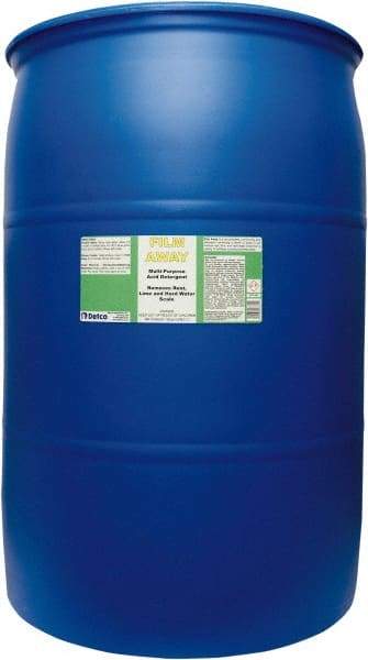 Detco - 55 Gal Drum Liquid Bathroom Cleaner - Unscented Scent, Bath Fixtures - Apex Tool & Supply