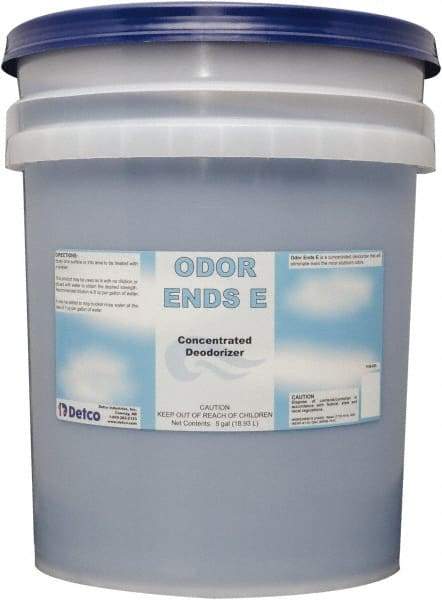 Detco - 5 Gal Pail Deodorizer - Liquid, Unscented, Concentrated, Environmentally Safe - Apex Tool & Supply