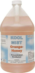 Detco - 1 Gal Bottle Deodorizer - Liquid, Orange-Honey Scent, Concentrated, Environmentally Safe - Apex Tool & Supply
