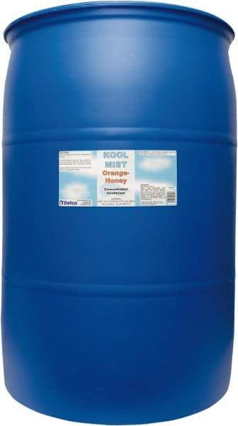 Detco - 55 Gal Drum Deodorizer - Liquid, Orange-Honey Scent, Concentrated, Environmentally Safe - Apex Tool & Supply