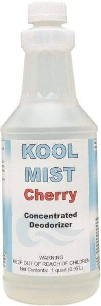 Detco - 32 oz Bottle Deodorizer - Liquid, Cherry Scent, Concentrated, Environmentally Safe - Apex Tool & Supply