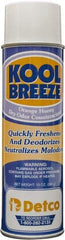 Detco - 20 oz Aerosol Can Deodorizer - Aerosol, Orange-Honey Scent, Environmentally Safe - Apex Tool & Supply