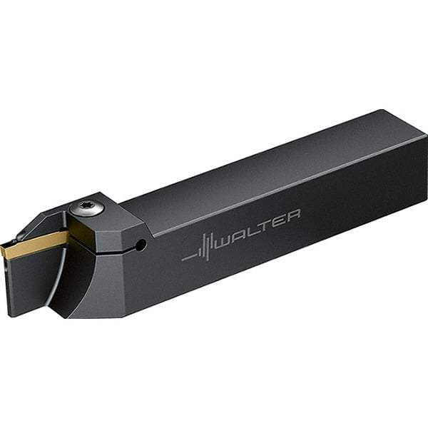 Walter - 1.26" Max Depth of Cut, Indexable Grooving Cutoff Toolholder - 24 Seat Size, 25.4mm Shank Height x 25.4mm Shank Width, Series G1011-12-20-P-INCH - Apex Tool & Supply