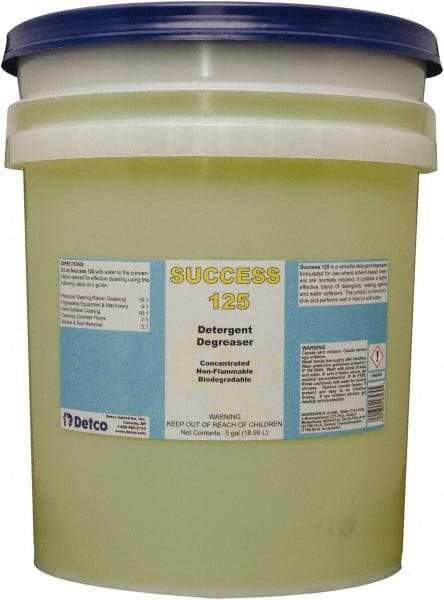 Detco - 5 Gal Bucket Cleaner/Degreaser - Liquid, Butyl-Based, Unscented - Apex Tool & Supply