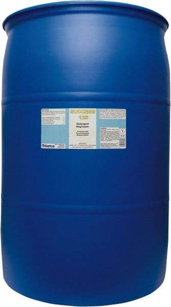 Detco - 55 Gal Drum Cleaner/Degreaser - Liquid, Butyl-Based, Unscented - Apex Tool & Supply