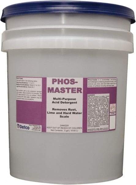 Detco - 5 Gal Bucket All-Purpose Cleaner - Liquid, Detergent, Unscented - Apex Tool & Supply