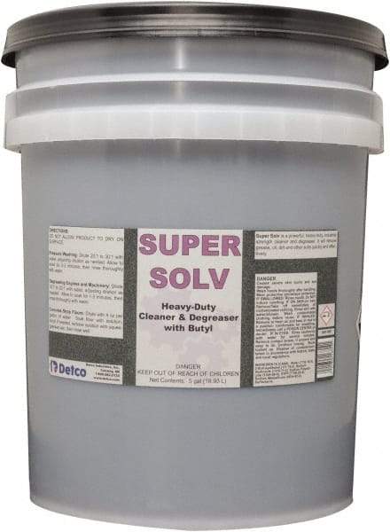 Detco - 5 Gal Bucket Cleaner/Degreaser - Liquid, Butyl-Based, Unscented - Apex Tool & Supply