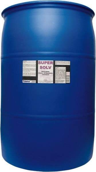 Detco - 55 Gal Drum Cleaner/Degreaser - Liquid, Butyl-Based, Unscented - Apex Tool & Supply