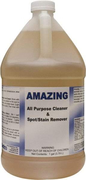 Detco - 1 Gal Bottle Spot/Stain Cleaner - Liquid, Butyl-Based, Unscented - Apex Tool & Supply