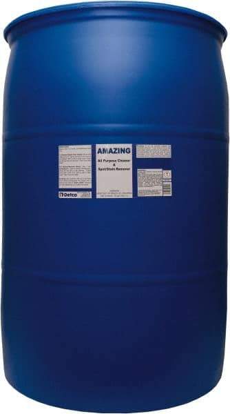 Detco - 55 Gal Drum Spot/Stain Cleaner - Liquid, Butyl-Based, Unscented - Apex Tool & Supply
