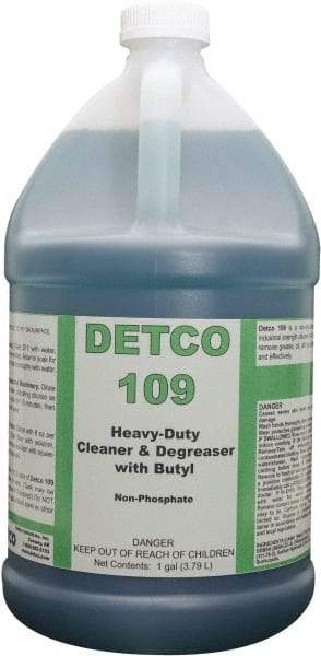 Detco - 1 Gal Bottle Cleaner/Degreaser - Liquid, Butyl-Based, Unscented - Apex Tool & Supply