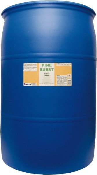 Detco - 55 Gal Drum All-Purpose Cleaner - Liquid, Water-Based, Pine - Apex Tool & Supply