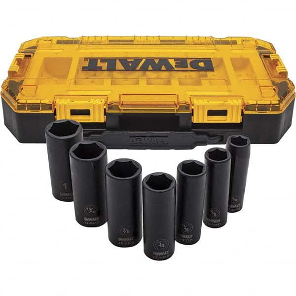 DeWALT - Socket Sets Measurement Type: Inch Drive Size: 1/2 - Apex Tool & Supply