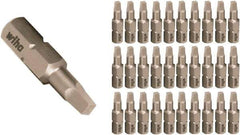 Wiha - 1/4" Drive, #3 Insert Screwdriver Bit - 25mm OAL - Apex Tool & Supply