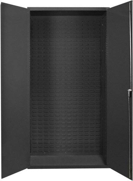 Durham - Locking Storage Cabinet - Steel, 37" Wide x 19" Deep x 72" High, Gray - Apex Tool & Supply