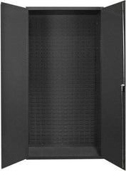 Durham - Locking Storage Cabinet - Steel, 37" Wide x 19" Deep x 72" High, Gray - Apex Tool & Supply
