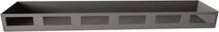 Durham - Gray, Steel, Cabinet Shelf - 18" Wide x 4" Deep x 1-1/2" High Body - Apex Tool & Supply