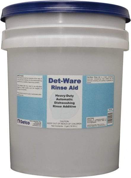 Detco - 5 Gal Pail Automatic Dishwashing Liquid - Unscented - Apex Tool & Supply