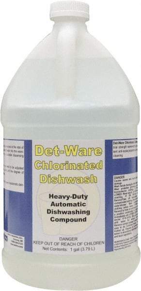 Detco - 1 Gal Bottle Automatic Dishwashing Liquid - Unscented - Apex Tool & Supply