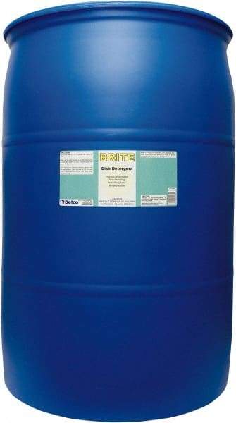 Detco - 55 Gal Drum Manual Dishwashing Liquid - Lemon Scented - Apex Tool & Supply
